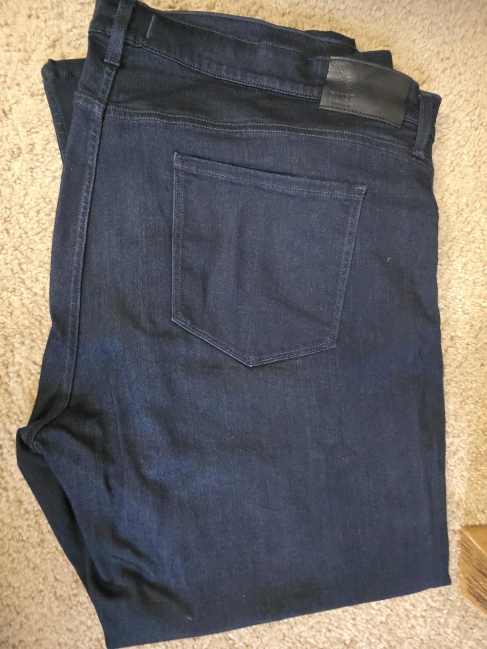 C020 PAIGE Federal Men's Jeans 44x30 Dark Indigo New Without Tags